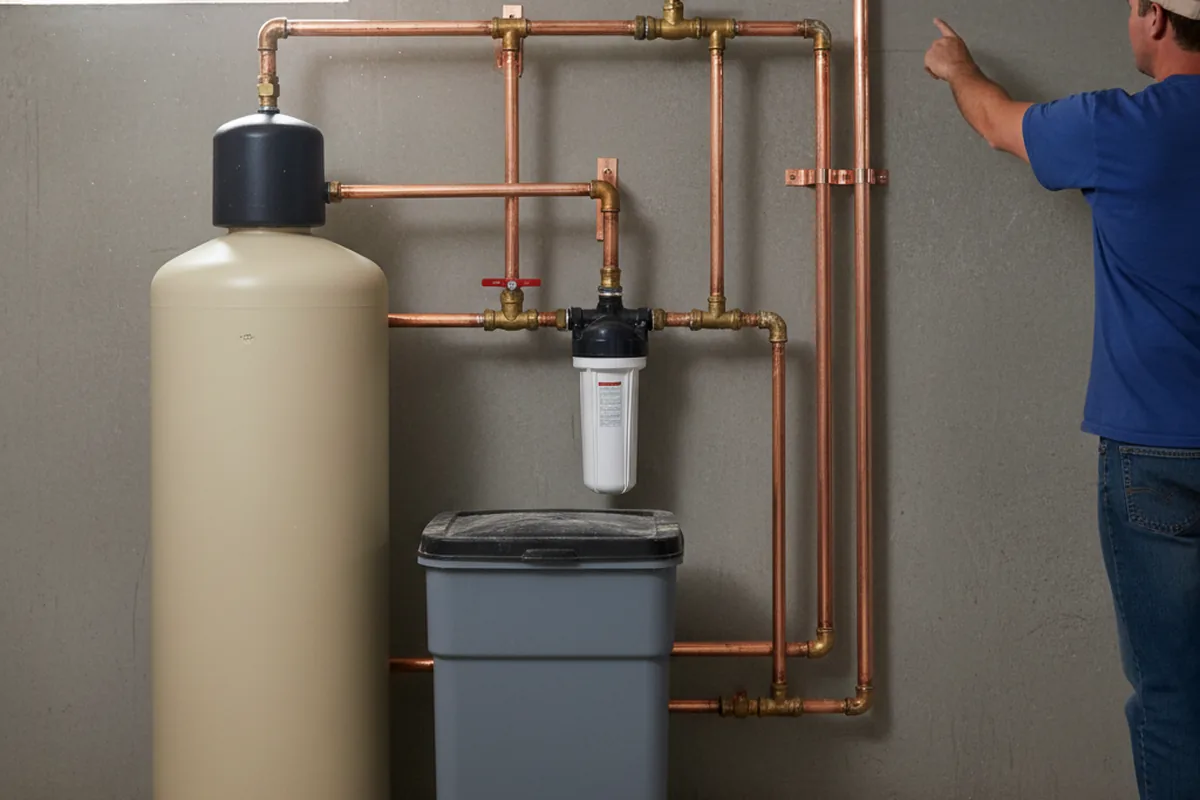 Whole-house water treatment system installed in Debord